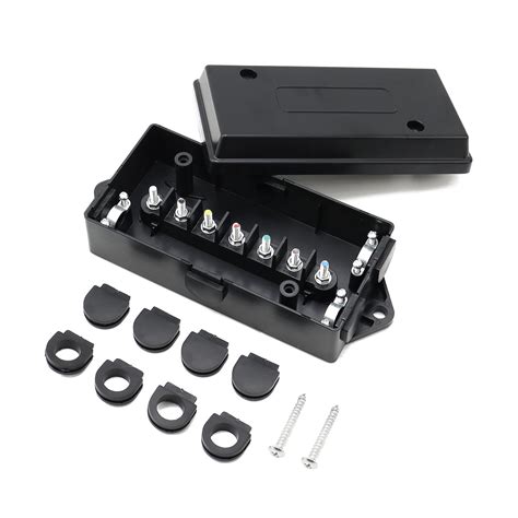 boat trailer junction box|waterproof trailer junction box.